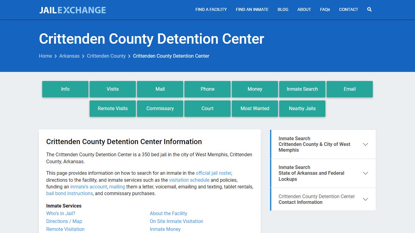 Crittenden County Detention Center - Jail Exchange